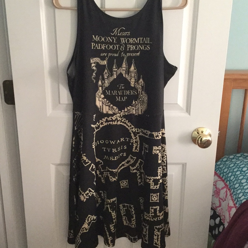 Marauder's Map Skater dress
